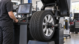 Precision road force wheel balancing